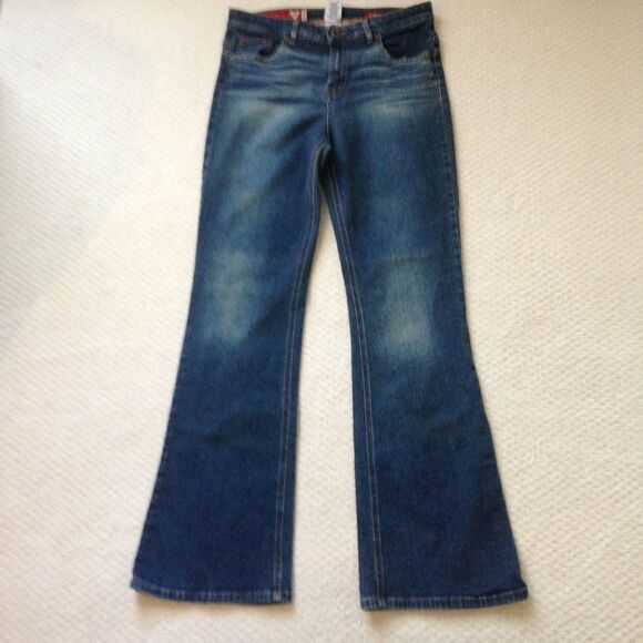 Y2k Guess Jeans Millenium Stretch Denim 3-V-01 Red Label Size 32 - Picture 1 of 11
